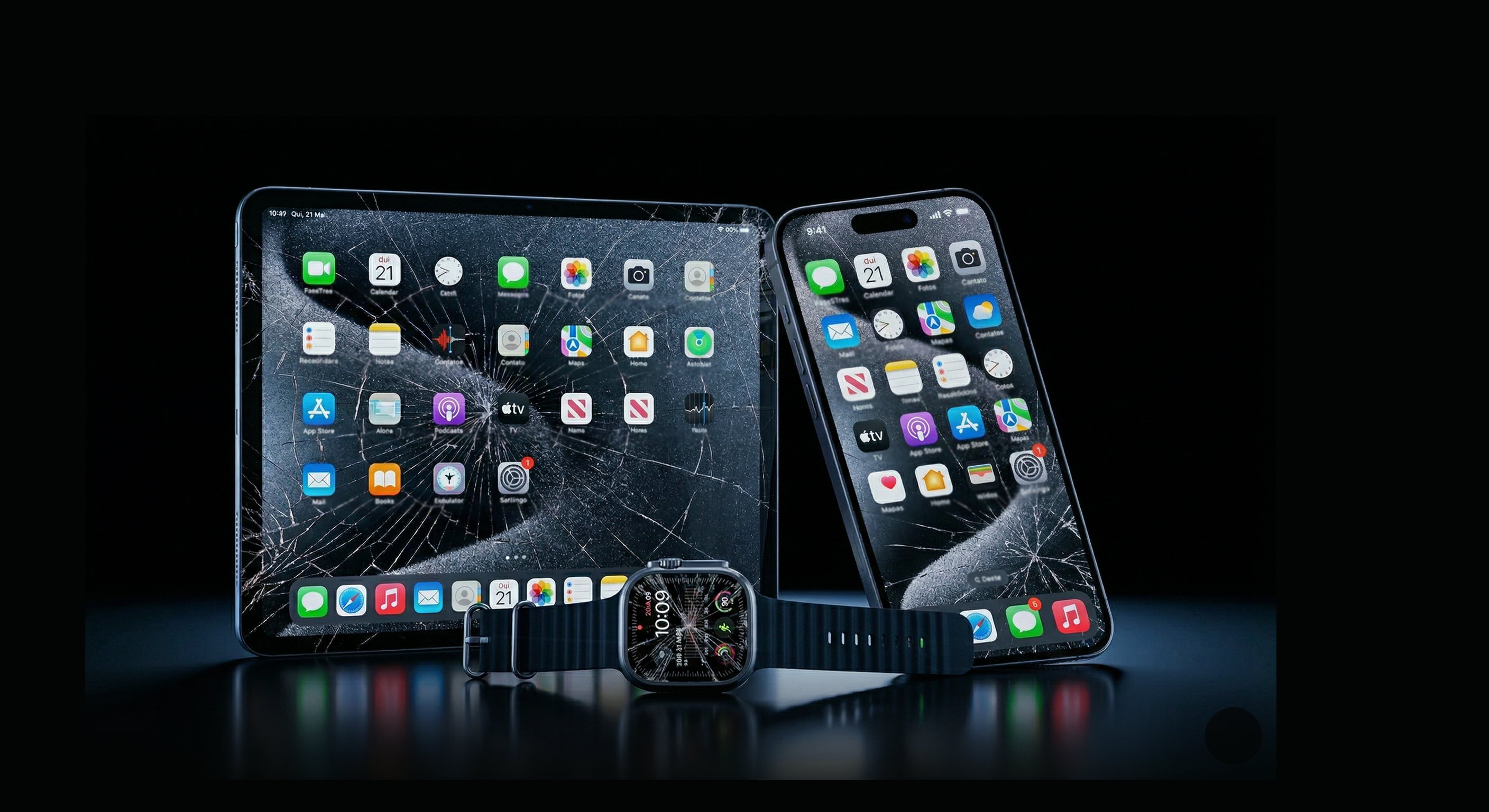 Dispositivos danificados